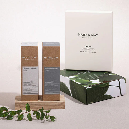 Mary & May Clean Skin Care Gift Set-Skincare Kit-K-LAB-BEAUTY