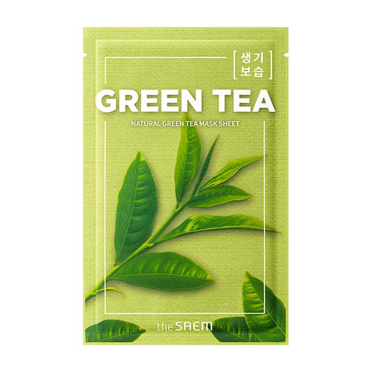 the SAEM Natural Green Tea Mask Sheet - K-LAB-BEAUTY
