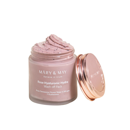 Mary&amp;May Rose Hyaluronic Hydra Wash off Pack 125g.